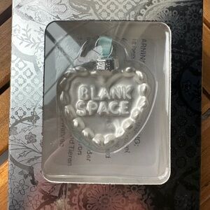 Heart-Shaped Ornament with Blank Space